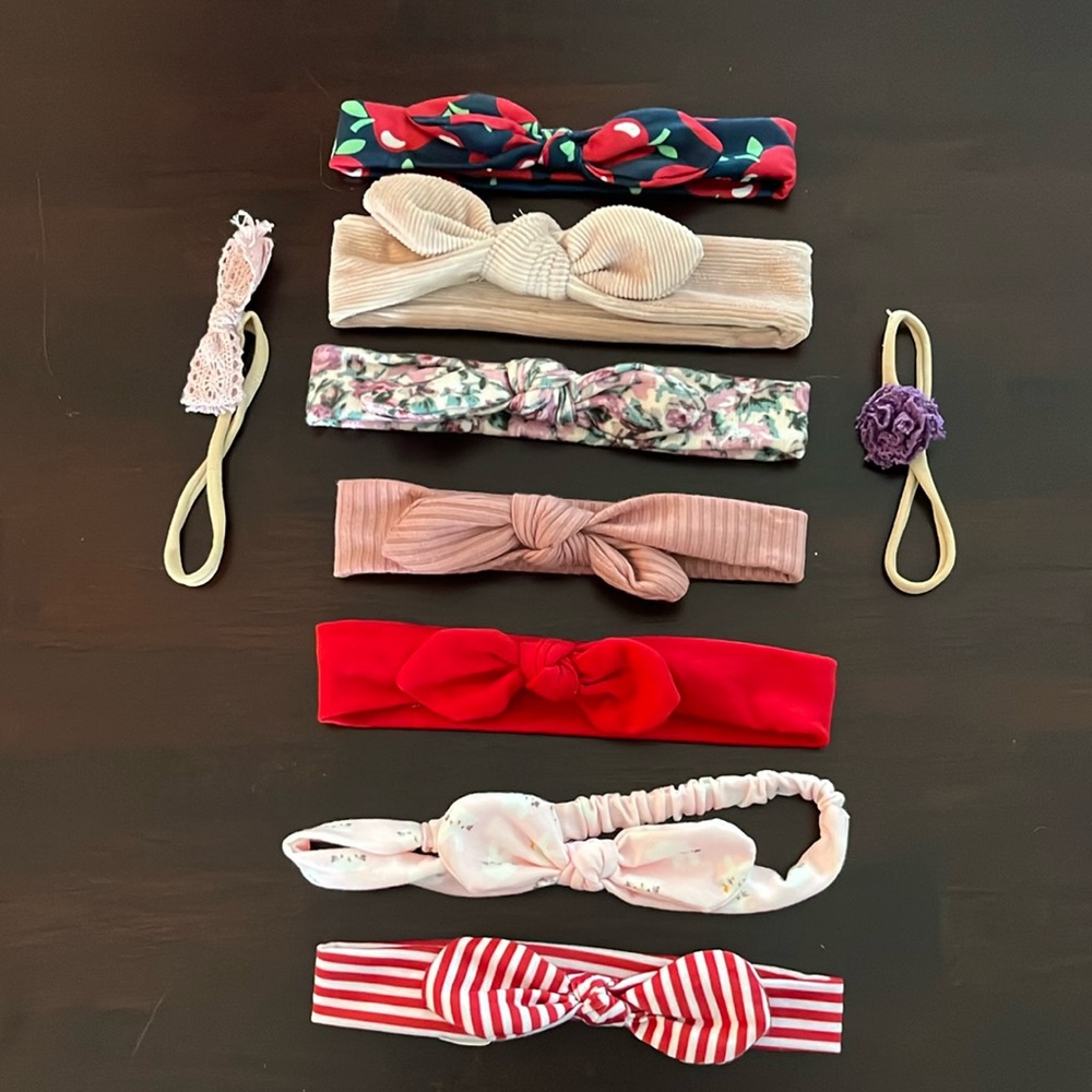 Bundle of 9 Baby Headbands